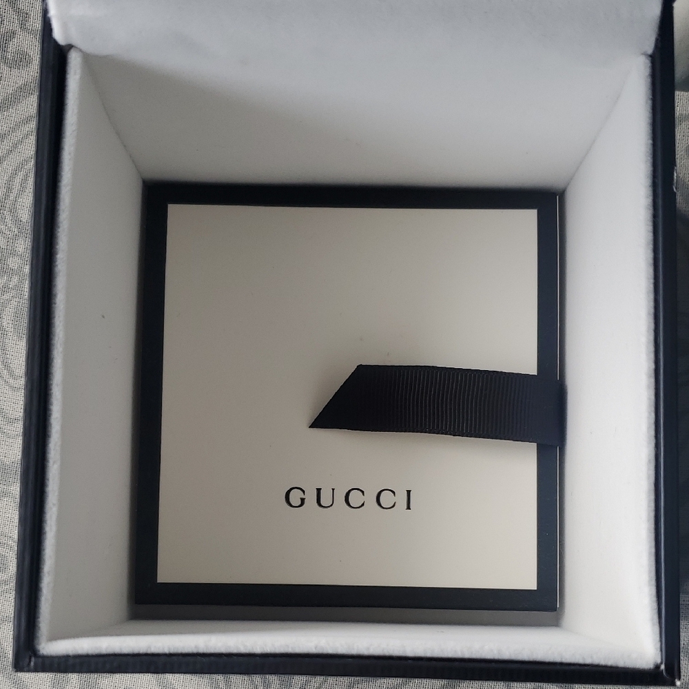 Men's Gucci GG2570 Black Dial Stainless Steel Watch YA142301 - Picture 3 of 4